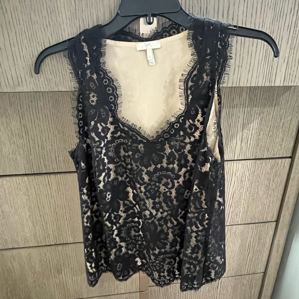 Joie Lace Tank Blouse - Small